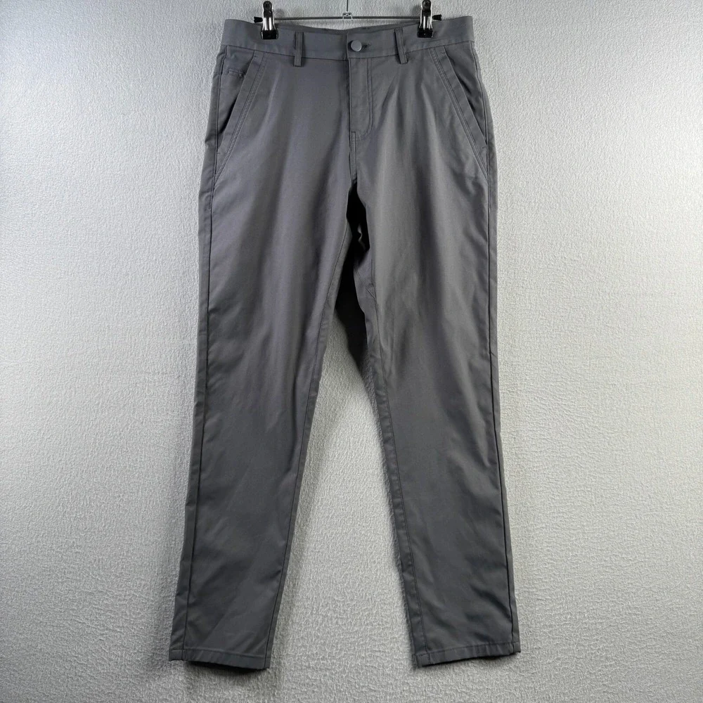 Marcus Pierce Pants Mens 31x30 (Fits 31x29) Renegade Gray Performance Chino